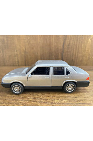 Gri Doğan Şahin Metal Çek Bırak Oyuncak Araba Tofaş Şahin Model Araç Kapıları Açılır Metal Tofaş