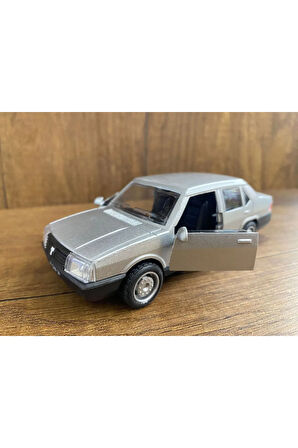 Gri Doğan Şahin Metal Çek Bırak Oyuncak Araba Tofaş Şahin Model Araç Kapıları Açılır Metal Tofaş