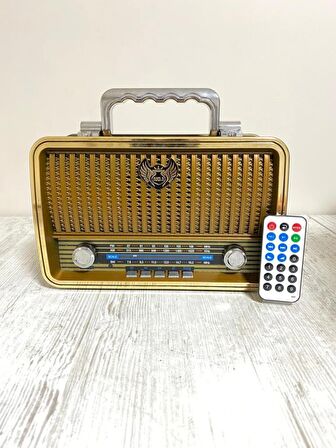 Everton RT-859BT USB/SD/FM/Bluetooth Destekli Kumandalı Nostaljik Radyo