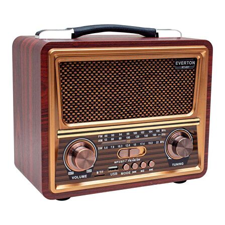 Everton Rt-821 Usb/tf/fm/bluetooth Destekli Nostaljik Radyo