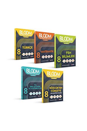  8.Sınıf 5' Lİ BLOOM TÜM DERSLER SET 