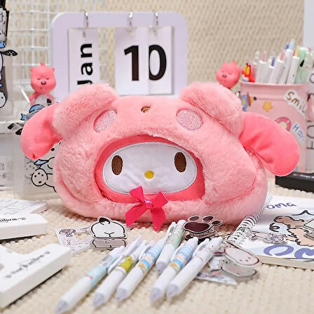 Peluş My Melody Makyaj Çantası & Kalem Kutusu