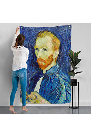Vincent van Gogh - Otoportre Duvar Örtüsü-7456