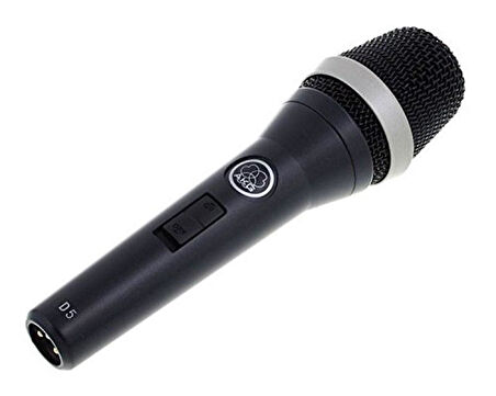 AKG D5S Supercardioid Dinamik Vokal Mikrofonu Anahtarlı