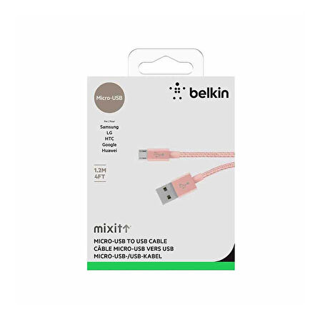 Belkin F2CU021BT04C00 Premium Micro Usb Şarj ve Senkronizasyon Kablosu