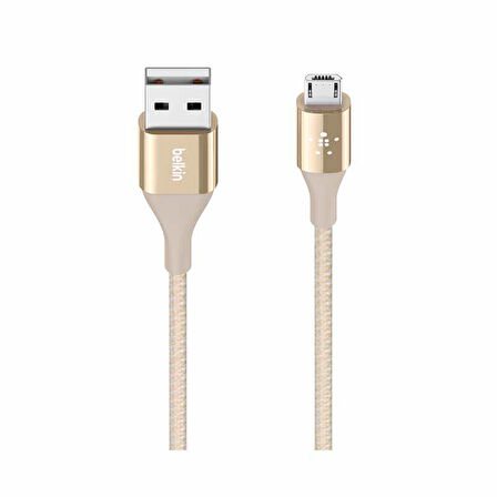 Belkin Premium Kevlar Micro Usb 2.4A Kablo 1.2M,Rose Gold