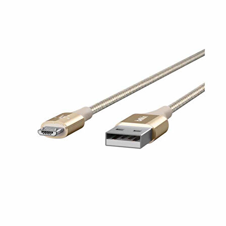 Belkin Premium Kevlar Micro Usb 2.4A Kablo 1.2M,Rose Gold