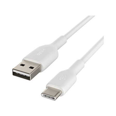 Belkin Type-C Data & Hızlı Şarj Kablo 1m Beyaz / CAB001BT1MWH