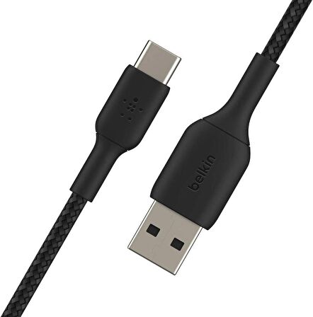 Belkin Type-c Örgülü Data & Hızlı Şarj Kablo 2m-siyah CAB002BT2MBK