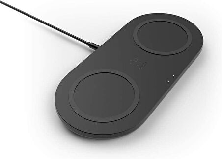Belkin WIZ002VF Dual 10 W Kablosuz Şarj Cihazı Siyah Teşhir