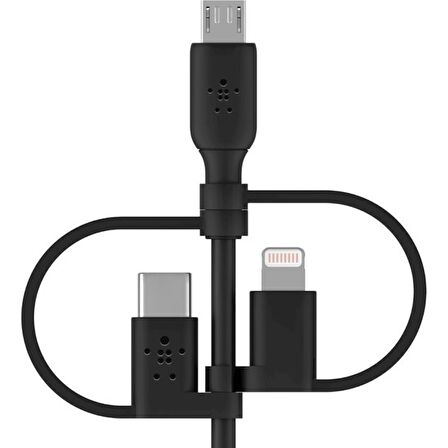 Belkin Universal Kablo Micro-USB-USB-C-L / CAC001BT1MBK