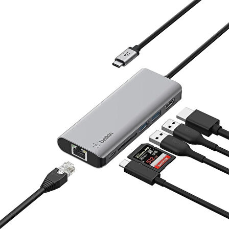 Belkin USB-C 6'lı Hub AVC008BTSGY