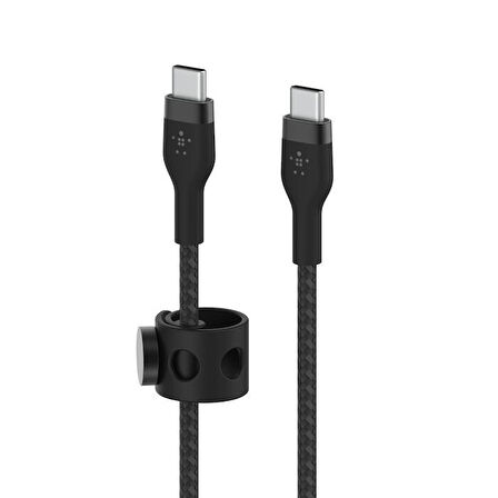 Belkin CAB011DS1MBK BoostCharge Pro Flex 60W USB-C to USB-C 1M Kablo - Siyah