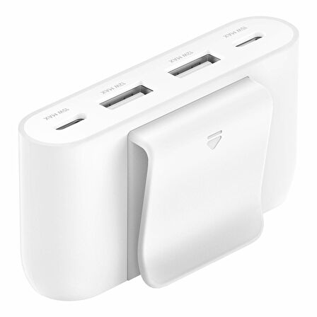 Belkin 4 Port USB Hub Çoğaltıcı / 2X Type-C + 2X Type A - TBUZ001BT2MWHB8 Beyaz