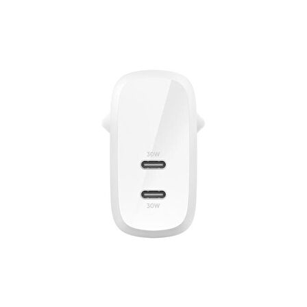 Belkin BoostCharge Pro 60W İkili USB-C Hızlı Şarj Aleti