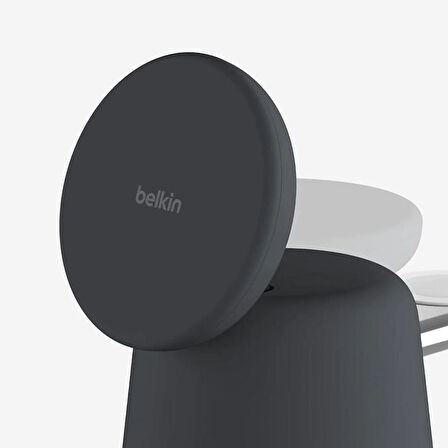 Belkin BoostCharge Pro Kablosuz 2'si 1 arada MagSafe (15 W) Şarj İstasyonu - Siyah