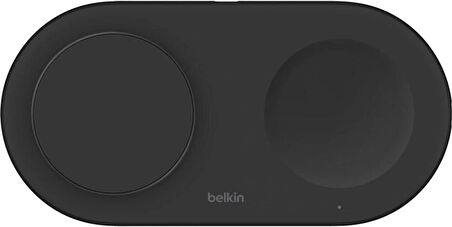 Belkin BoostCharge Pro 2'si 1 arada MageSafe Kablosuz Şarj İstasyonu - ‎WIZ021vfBK