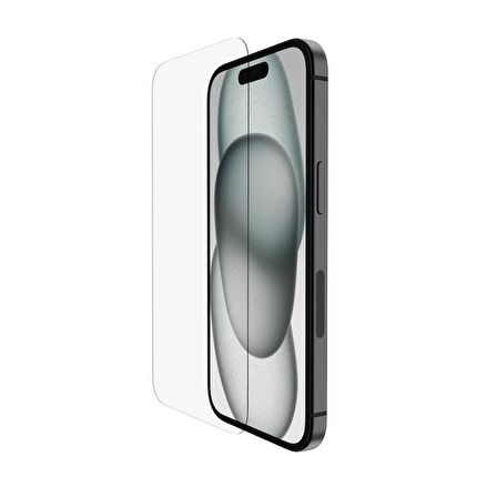 iPhone 15 için Ultra Temperli Cam Ekran Koruyucu (Kolay Hizalama Tepsili) / OVA131ZZ