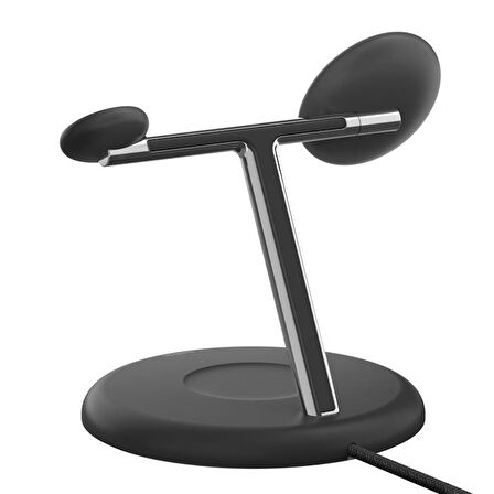 Belkin WIZ023VFBK Qi2 15W 3in1 MagSafe Şarj Standı - Siyah