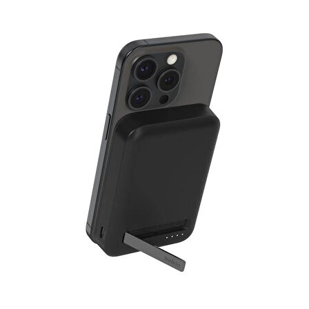 Belkin BoostCharge Pro MagSafe Qi2 15W 8000 mAh Powerbank Stand, Siyah