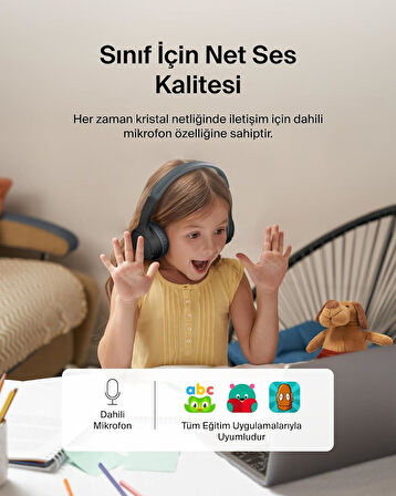 Belkin SoundForm mini Kablosuz Çocuk Kulaklığı, Pembe