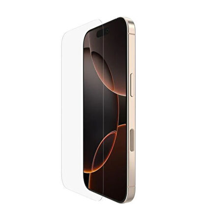 Belkin OVA159HQ ScreenForce TemperedGlass iPhone 16 Pro Uyumlu (Kolay Hizalama Tepsili) Ekran Koruyucu
