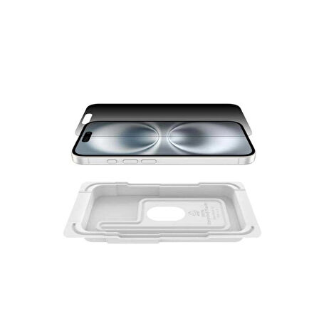Belkin ScreenForce InvisiGlass iPhone 16,15,14 Pro Hayalet Ekran Koruyucusu OVA167hq
