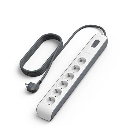 Belkin BSV603VF2M-V2 Surgemaster 2M 6'lı Akım Korumalı Priz