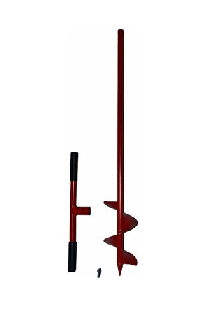 Montaj Kollu Toprak Burgusu Çit Dikme Makinesi 15 cm çap