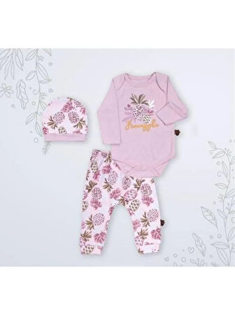 Ananas Desenli  Badi Takım 3'lü