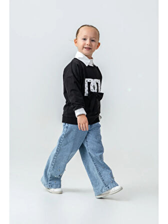 Taş  Detaylı  Fiyonklu Alt Üst Takım   