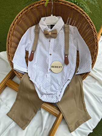 Gömleği Alttan Çıtçıtlı Askılı Takım 1