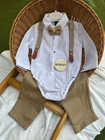 Gömleği Alttan Çıtçıtlı Askılı Takım 1