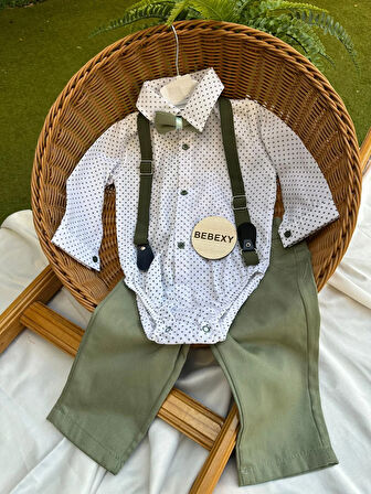 Gömleği Alttan Çıtçıtlı Askılı Takım 2