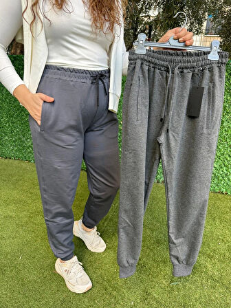 Ribana Paça Koyu Gri Eşofman Altı 