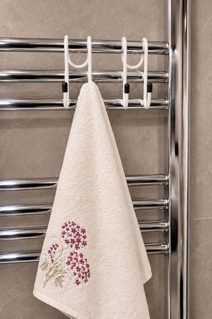 5'li Havlupan Askısı | Delmeden Takılan Banyo Havlu Askılığı 10x5 cm