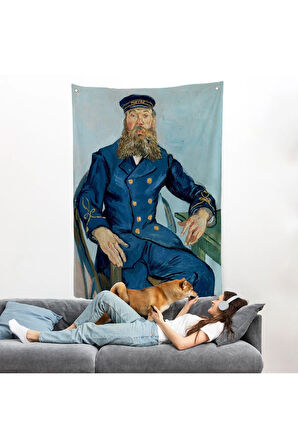 Vincent van Gogh Postacı Joseph Roulin’in Portresi Duvar Örtüsü - Postes - Postman-7460