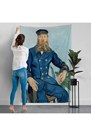Vincent van Gogh Postacı Joseph Roulin’in Portresi Duvar Örtüsü - Postes - Postman-7460