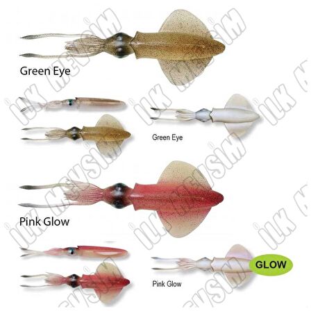 Savage gear 3D Swim Squid 9,5cm 5gr 4 Adet Silikon Yem