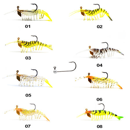 Remixon Ayu Shrimp 7,5cm 7,2gr Karides 02