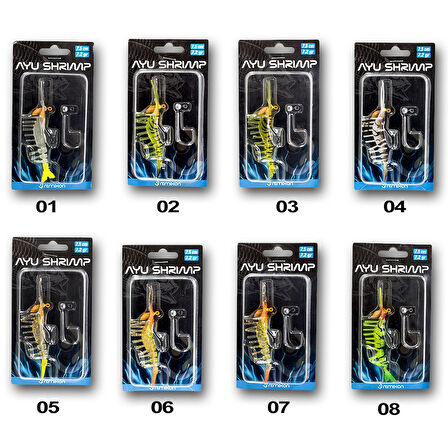 Remixon Ayu Shrimp 7,5cm 7,2gr Karides 03