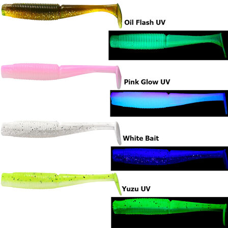 Daiwa Bait Junkie Minnow Soft 6,2cm Silikon Yem Oil Flash UV