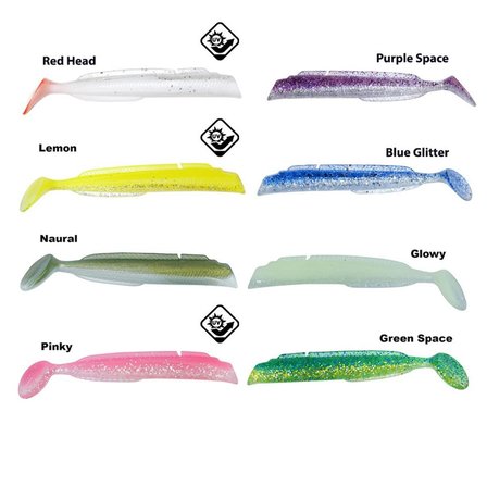 Fujin Salt Eel Body 10cm x3 Silikon Yem Gövde