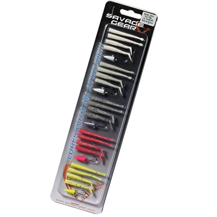Savage gear LRF Micro Sandeel Kit 25 Adet Silikon Yem