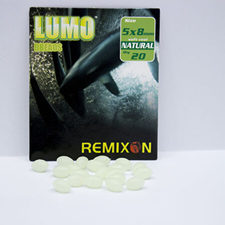 Remixon 5x8mm Oval Soft 20 Adet Boncuk Yeşil