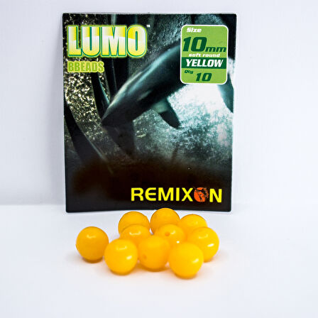 Remixon 10mm Yuvarlak Soft 10 Adet Boncuk Yeşil