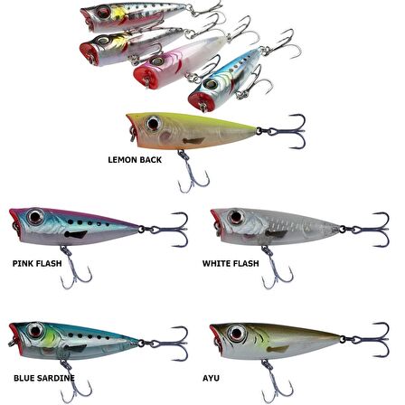 Savage gear 3D Minnow Pop Walker 4,3cm 3gr Maket Yem