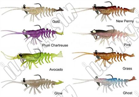 Savage Gear 3D Shrimp RTF 9 cm 7 gr Suni Yem 2 Adet Silikon Karides