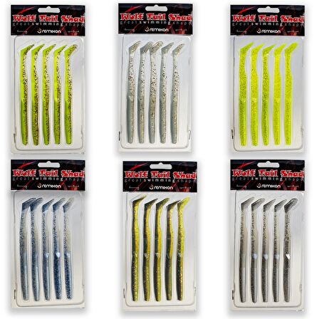 Remixon Wolf Tail Shad 12,5cm Silikon Yem