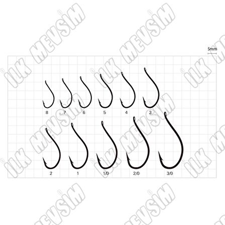 Sasame F-709 BL Nickel Seigo Ringed İğne